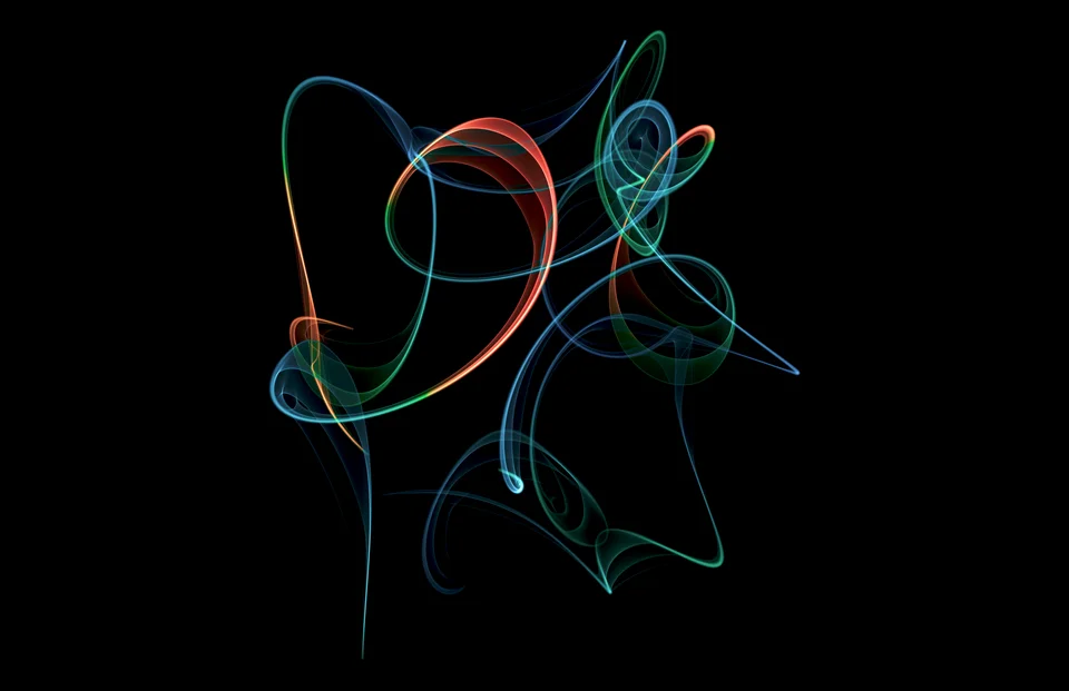 Cosmic Signature #000023 — deterministic three-body generative artwork